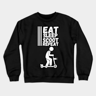 Eat Sleep Scoot Repeat Crewneck Sweatshirt